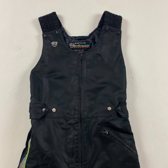 Vintage Arctic Cat Snow Bib Overalls Mens Small Snowmobile Pants - Picture 2 of 15